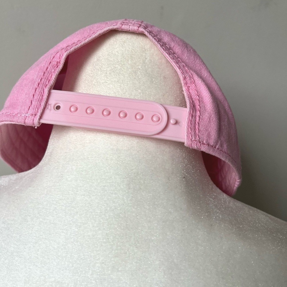 Smiley World Cherry Smile Baseball Cap Hat Kids One Size Pink Embroidered NWT - Picture 4 of 13
